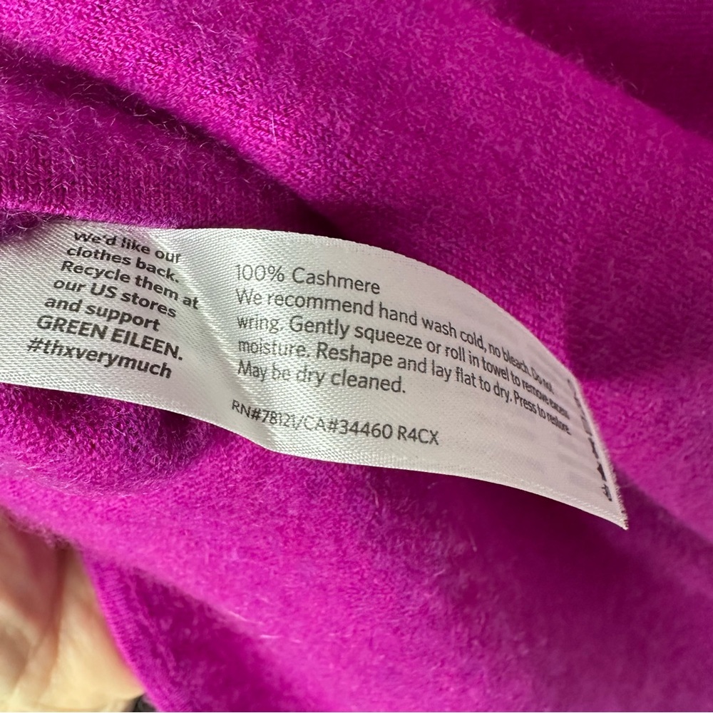 Eileen Fisher Cashmere Sweater Size S - Picture 5 of 8